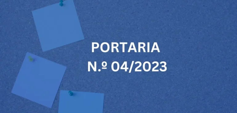 PORTARIA N.º 04/2023
