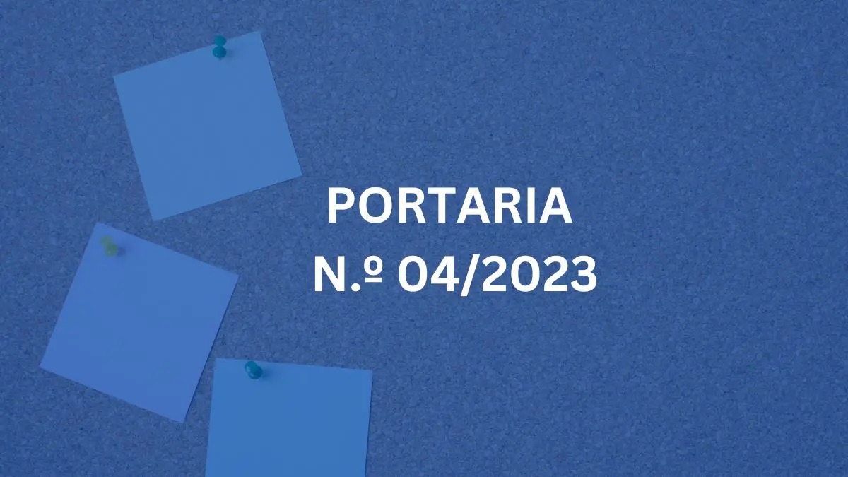 PORTARIA N.º 04/2023